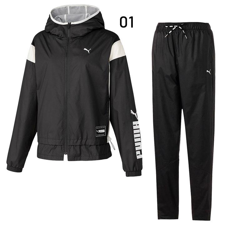PUMA（プーマ） ウィンドブレーカー 上下 レディース 裏メッシュ