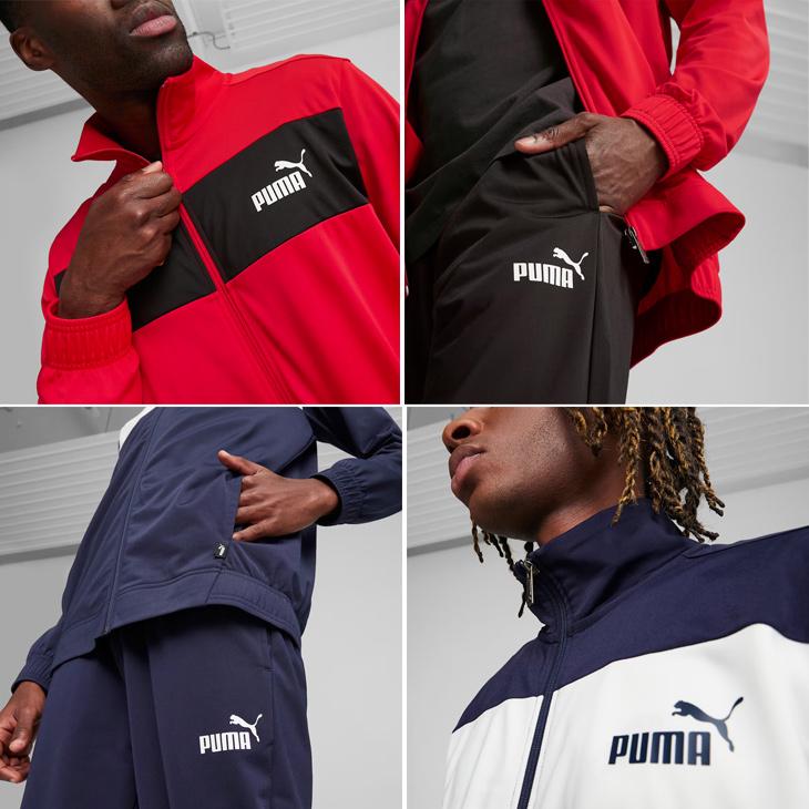 PUMA（プーマ） ジャージ 上下 メンズ ポリ トレーニングスーツ 男性用