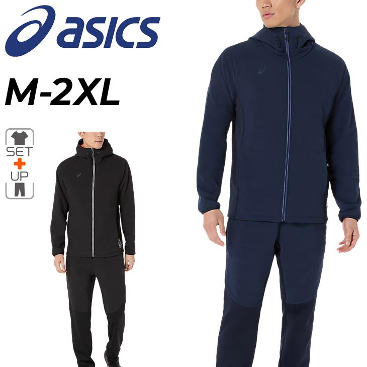 ASICS（アシックス） 中綿入り 長袖ジャケット ロングパンツ メンズ