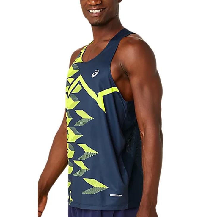 ASICS（アシックス） ノースリーブシャツ メンズ asics ROADランニング