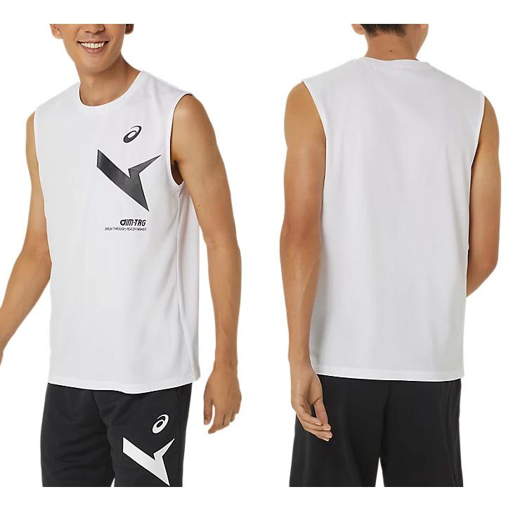 ASICS（アシックス） ノースリーブ Tシャツ メンズ ユニセックス asics