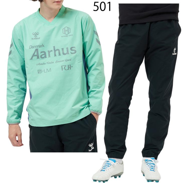 hummel（ヒュンメル） ピステ 上下 メンズ 裏メッシュ 長袖ピステ