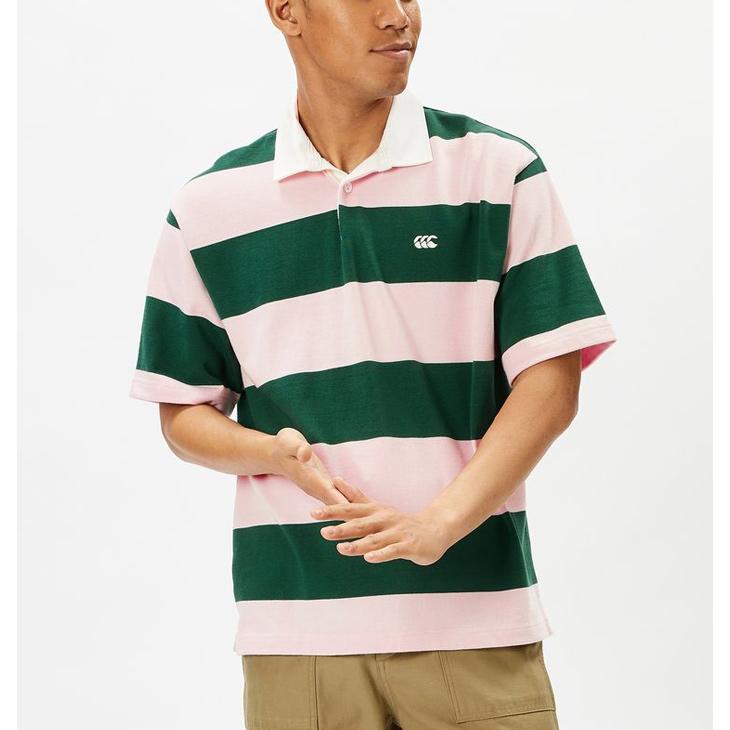 カンタベリー（Canterbury） ラガーシャツ 半袖 メンズ ユニセックス