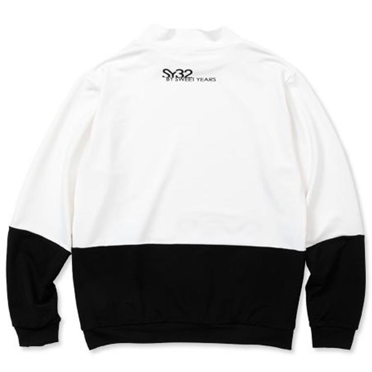 SY32 by SWEET YEARS GOLF メンズ モックネック 長袖シャツ スウィート