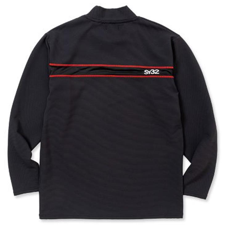 SY32 by SWEET YEARS GOLF メンズ モックネック 長袖シャツ スウィート