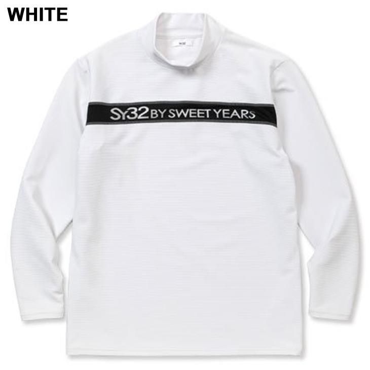 SY32 by SWEET YEARS GOLF メンズ モックネック 長袖シャツ スウィート
