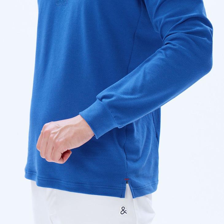 and per se（アンパスィ） モックネックシャツ 長袖 メンズ ゴルフ