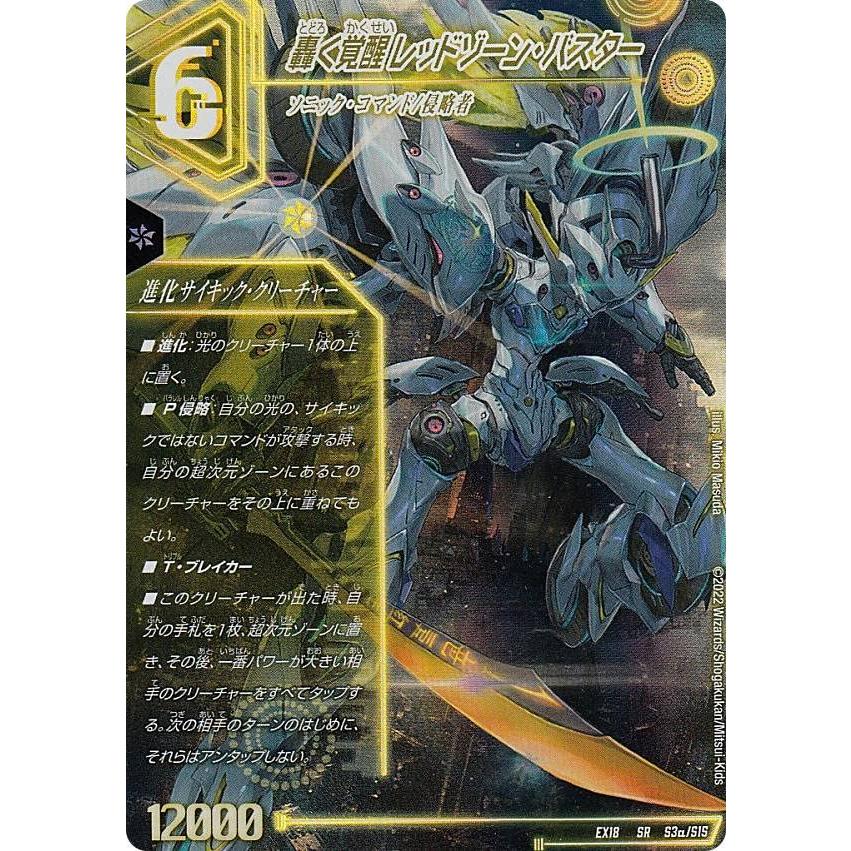 轟く覚醒 レッドゾーン・バスター/蒼き覚醒 ドギラゴンX (SR