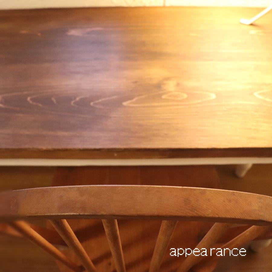 カウンターテーブル W1800 シャビー調レトロろくろ足カウンター