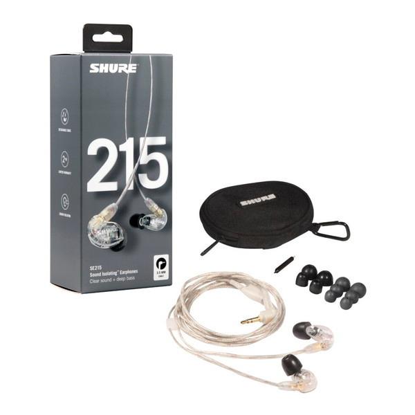 SHURE（シュア） SHURE SE215-CL-A クリア カナル型イヤホン 正規販売