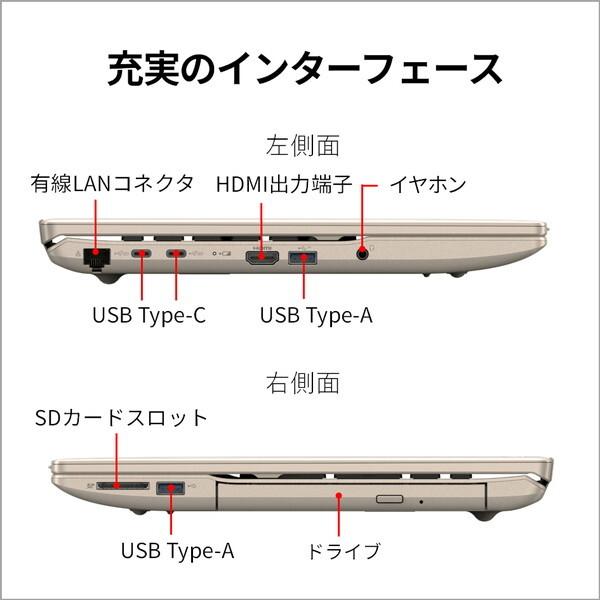 富士通（FUJITSU） FMVA75K3GA ベージュゴールド FMV Note A A75-K3