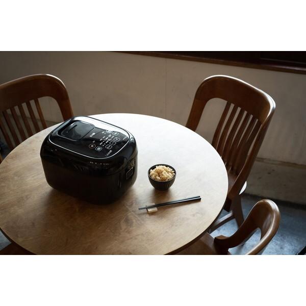 炊飯器 5.5合炊き 一人暮らし用 ハヌ ライカベル IH HN-10FT(K