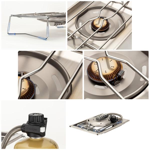 snow peak（スノーピーク） フラットバーナー キャンプ用 バーナー