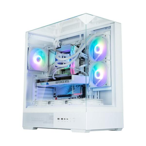 ZALMAN ZALMAN P40 PRISM WHITE ホワイト ミドルタワーPCケース