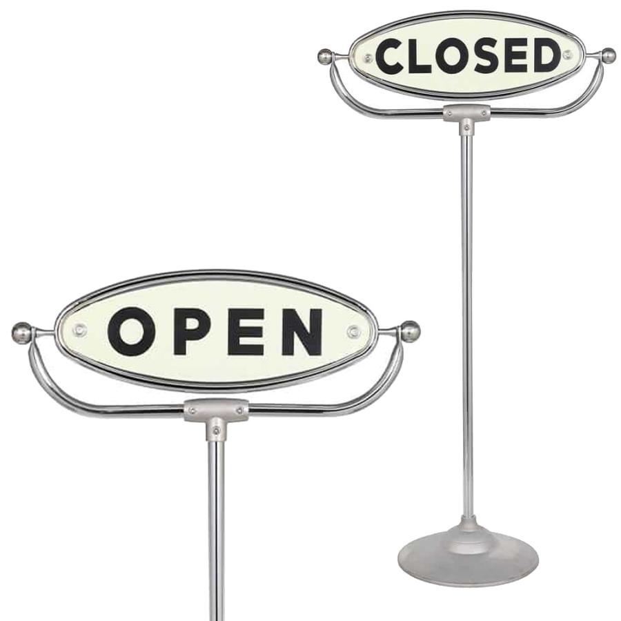 DULTON（ダルトン） オープン クローズ 看板 回転 OPEN CLOSE オープン