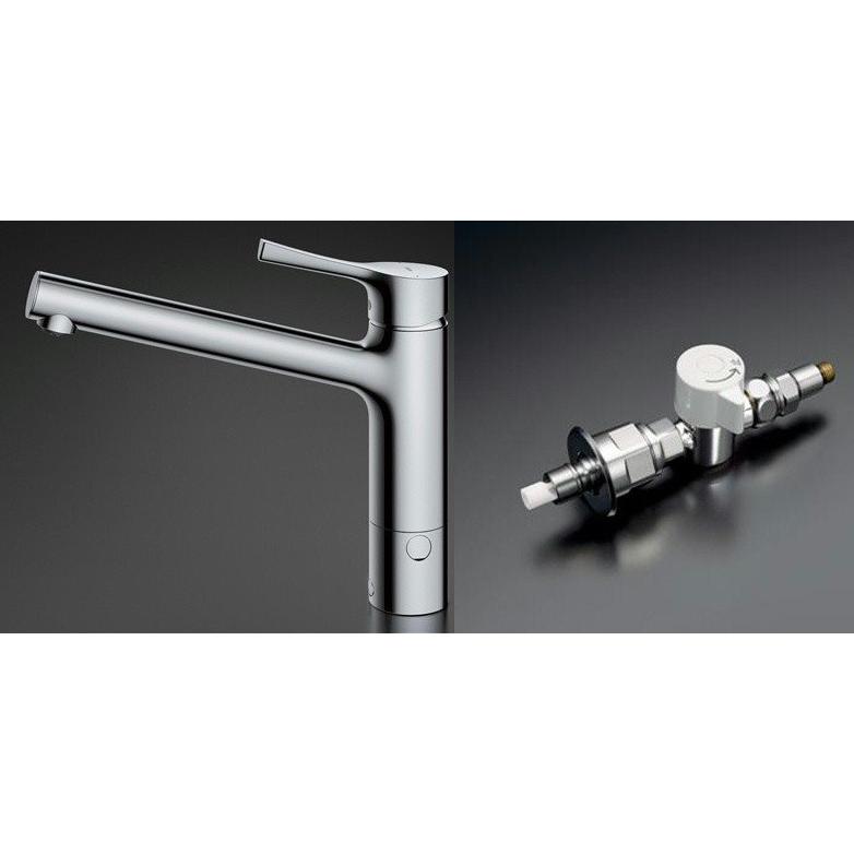 TOTO ”在庫あり” TOTO TKS05309J キッチン水栓 + THF22R 分岐水栓(食洗