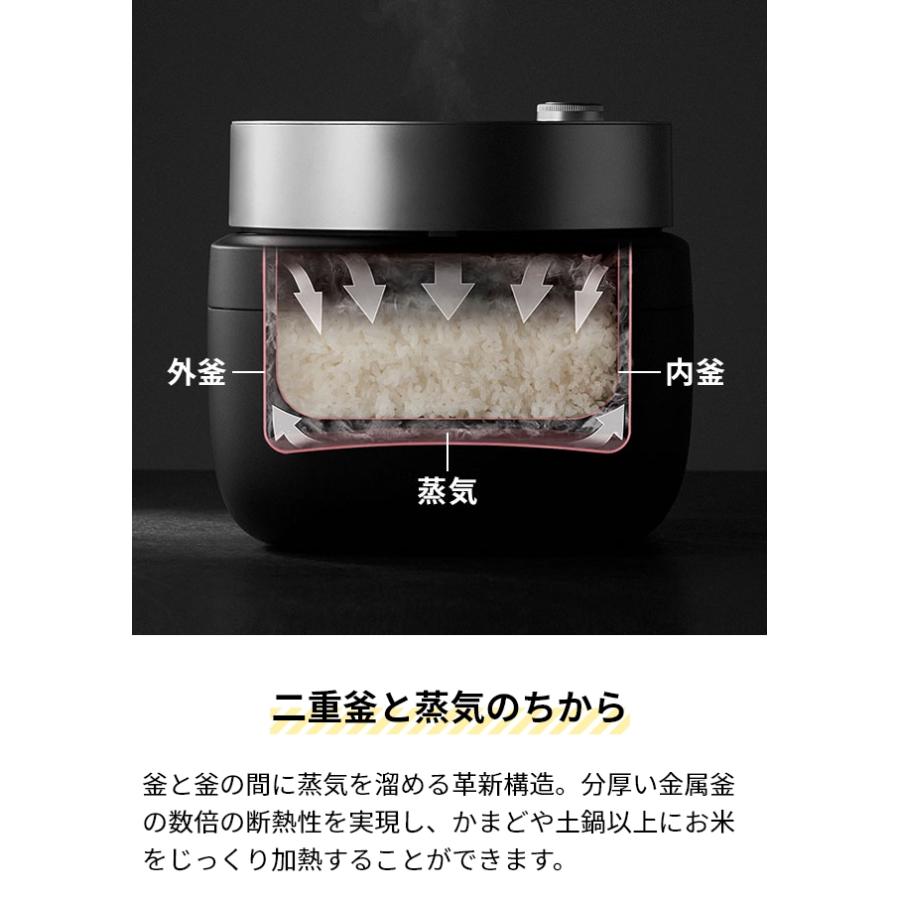 BALMUDA The Gohan バルミューダ 炊飯器 ザ ゴハン K08A 炊飯機 炊飯