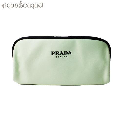 ノベルティ プラダ ビューティ ポーチ ライトグリーン PRADA BEAUTY