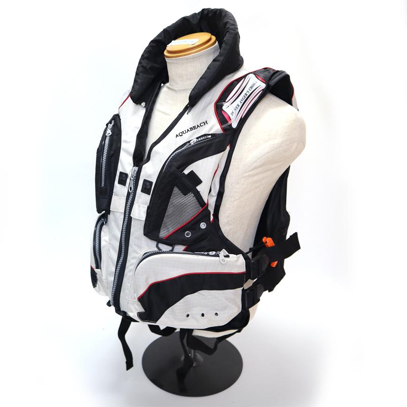 FINE JAPAN ライフジャケット フローティングベスト 釣り用 枕付き