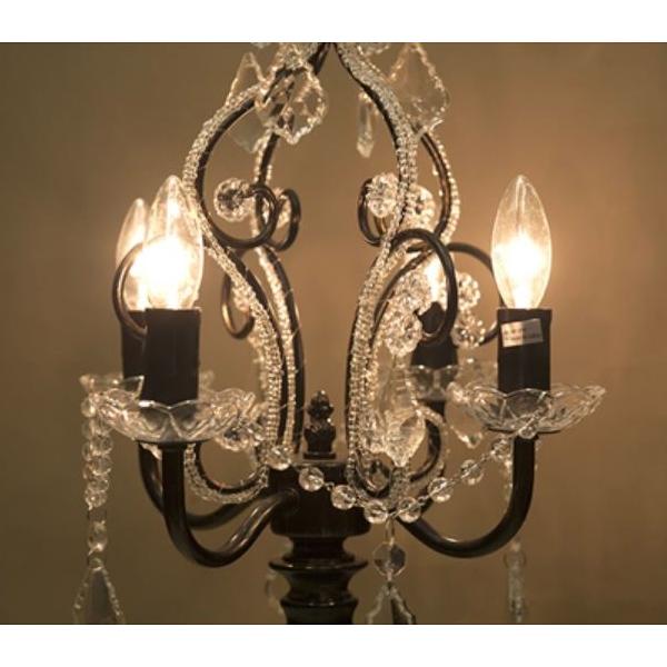 ガラスシャンデリア 4灯 テーブルランプ ケウェウス(ケフェウス)-2