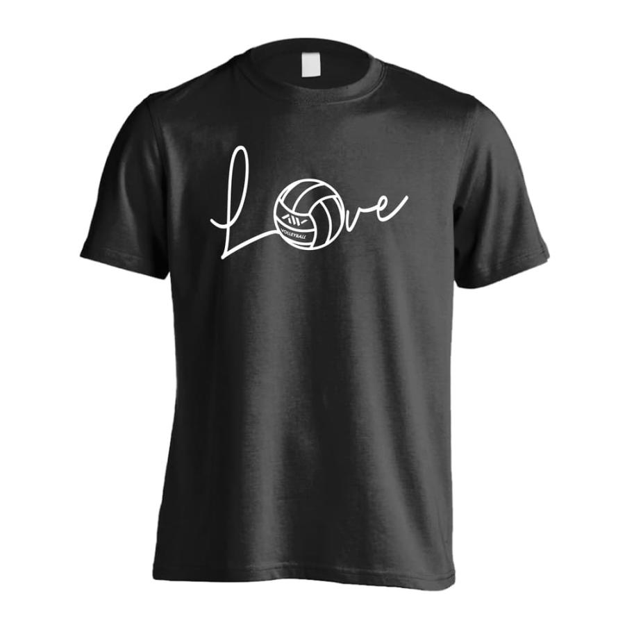 バレーボール Tシャツ ウェア 半袖 メンズ 練習着 「Love バレーボール