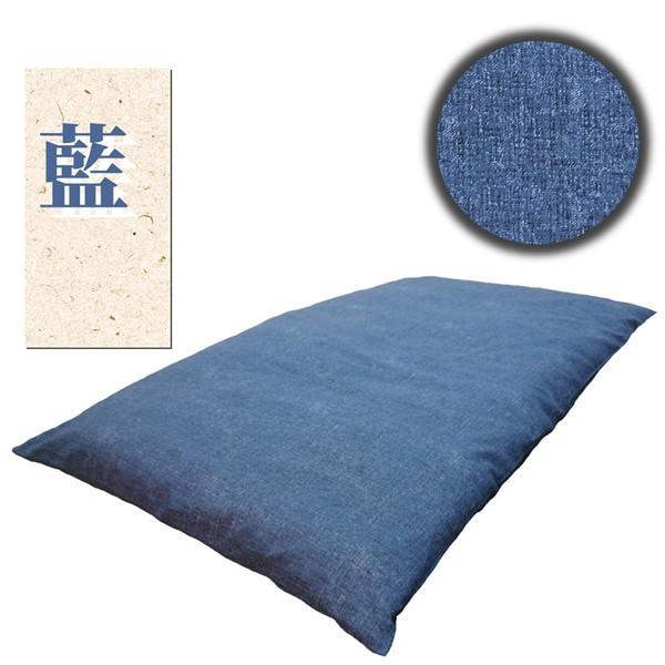 染めから縫製まで日本製の長座布団カバー 綿100％ 68×120cm 大判