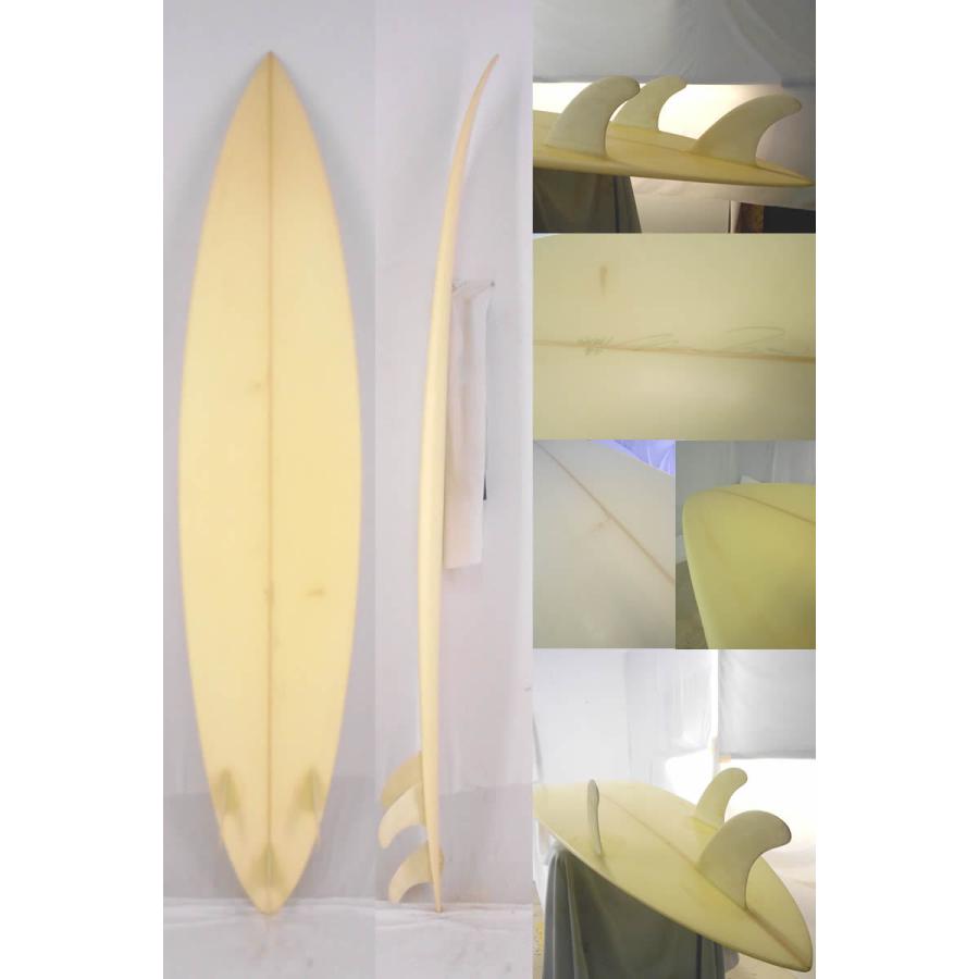 中古】 SEQUENCE シークエンス サーフボード ［CLEAR］7'8” ガン