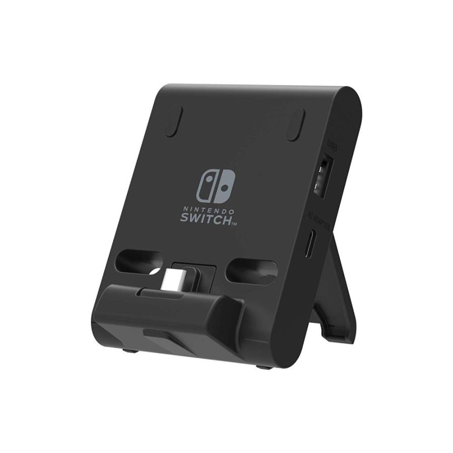 新品】Switch HORI テーブルモード専用 ポータブルUSBハブスタンド〔2