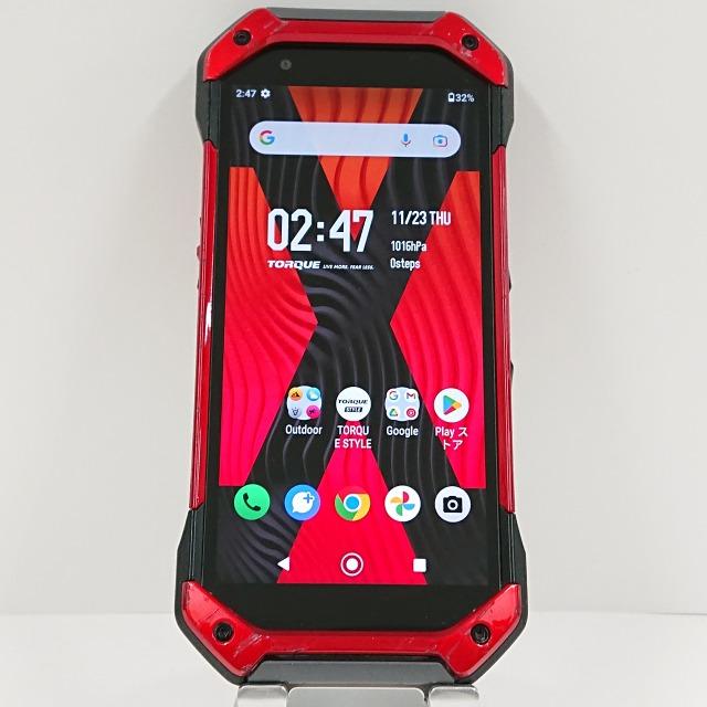 TORQUE 5G KYG01 au レッド 送料無料 即決 本体 c07794 : アーク