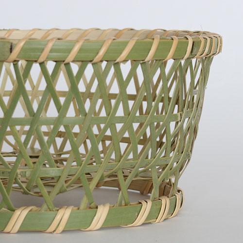 松野屋 真竹椀かご 小 カゴ 籠 手しごと 民芸 日本 竹かご 竹細工 和