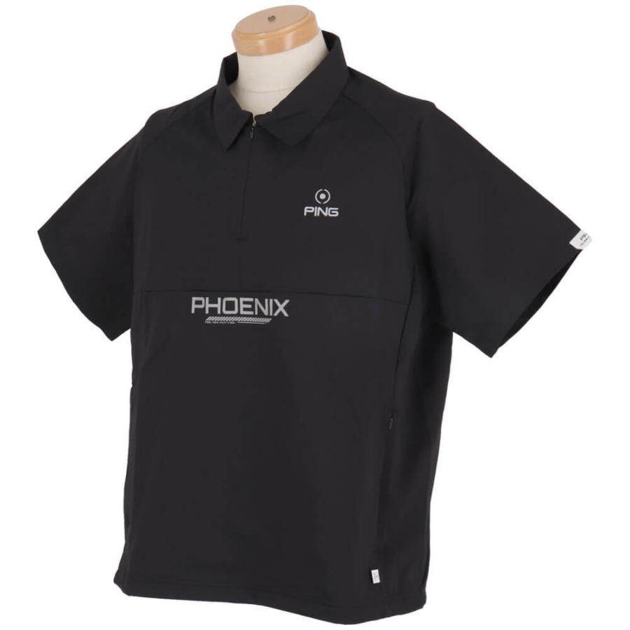 PING（ピン） 送料無料 ピンゴルフ メンズ 撥水 布帛 半袖 ハーフ