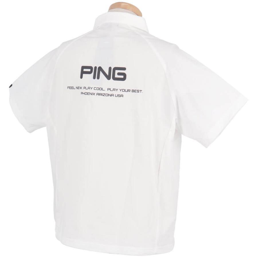 PING（ピン） 送料無料 ピンゴルフ メンズ 撥水 布帛 半袖 ハーフ