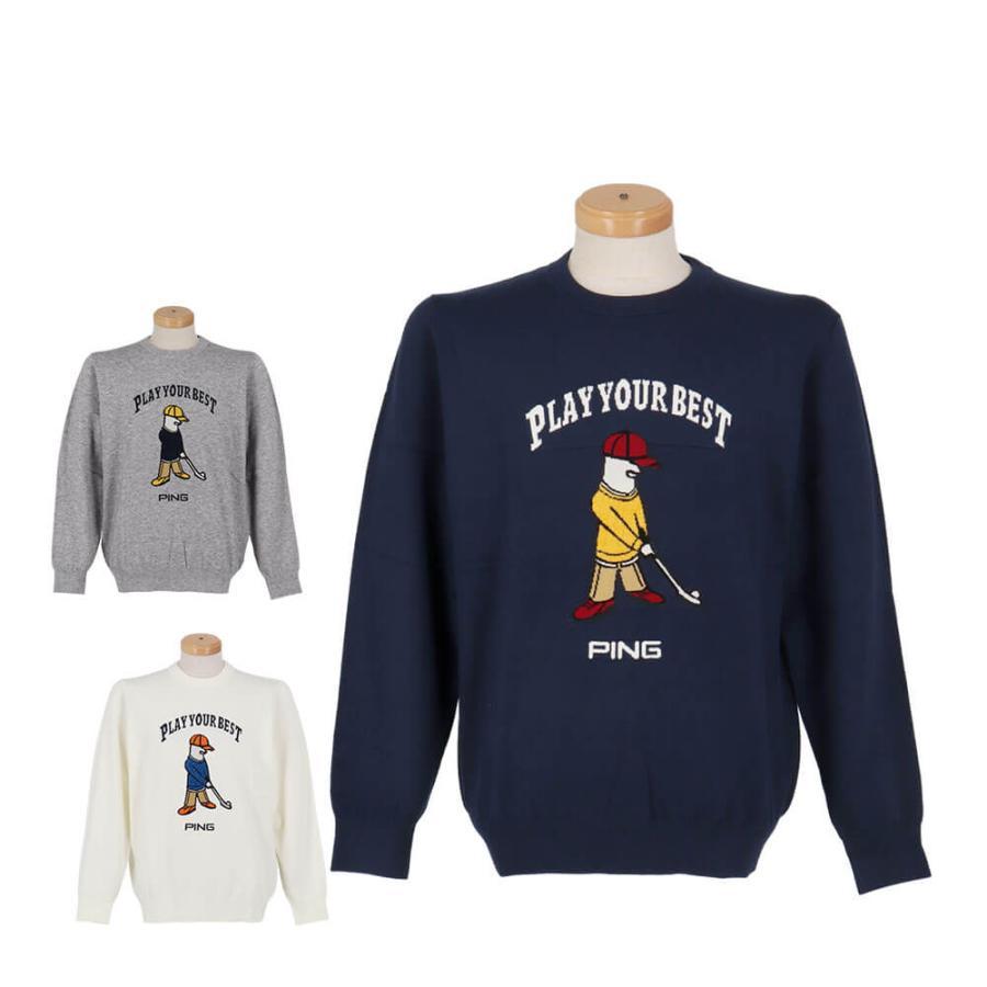 PING（ピン） 送料無料 ピンゴルフ メンズ Mr.PING ジャカード 長袖