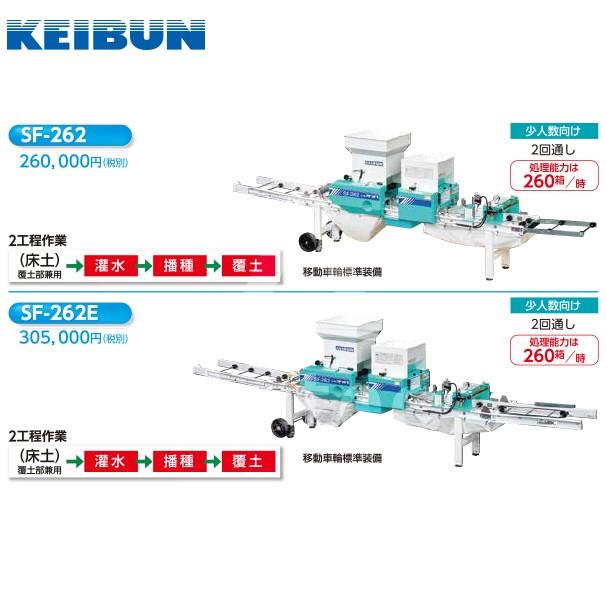 啓文社製作所 KEIBUN 水稲用振動式播種機 ニューサンパ SF-N262E (自動