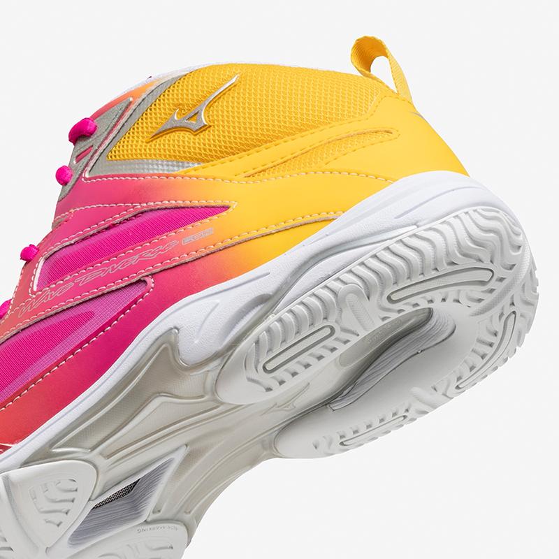 MIZUNO（ミズノ） 24SS ウエーブダイバース LG4 Ltd レッド×シルバー