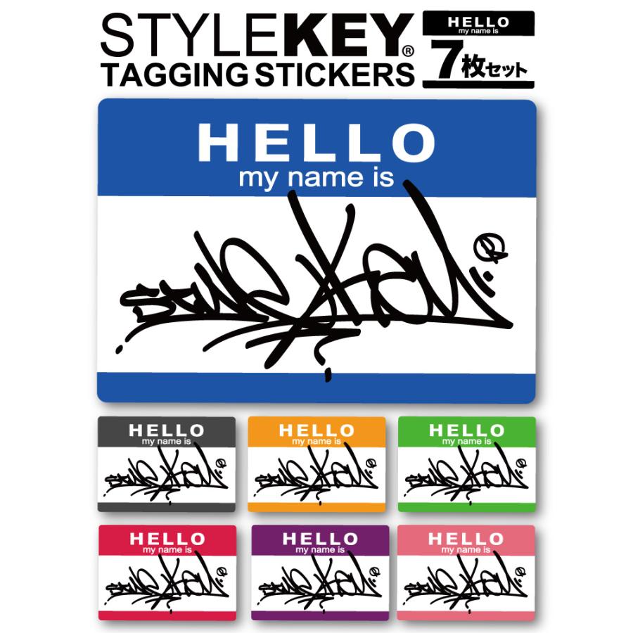 StyleKey（スタイルキー） ステッカー TAGGING STICKERS［7枚セット