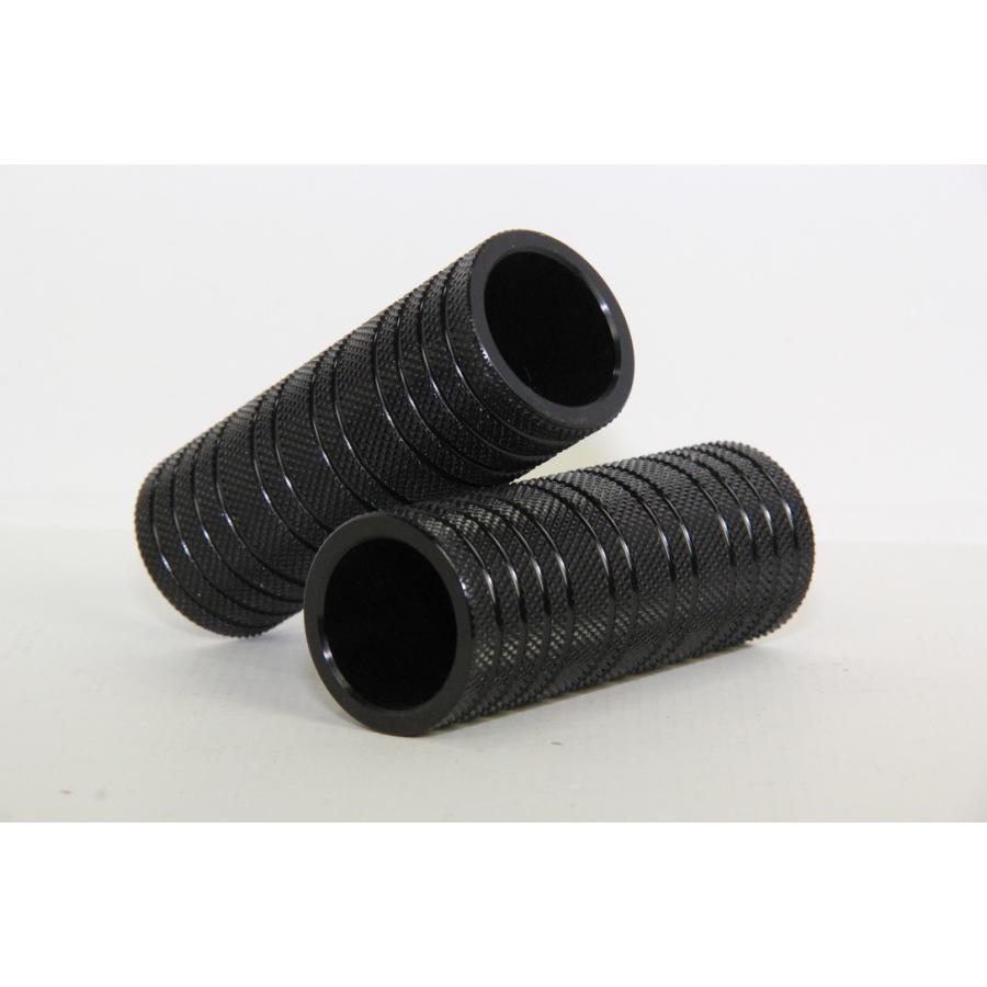 自転車 BMX ペグ フラット アルミ LOVE GOAT ブラック 新品 2本セット