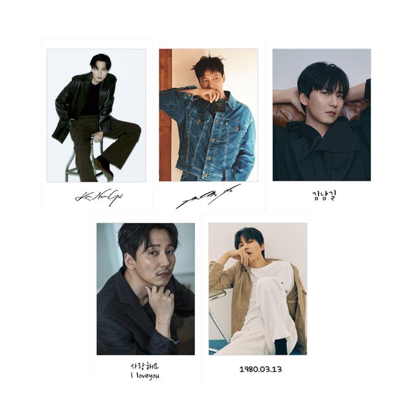 キムナムギル キム・ナムギル カードサイズ ラミネートトレカ 写真 5枚