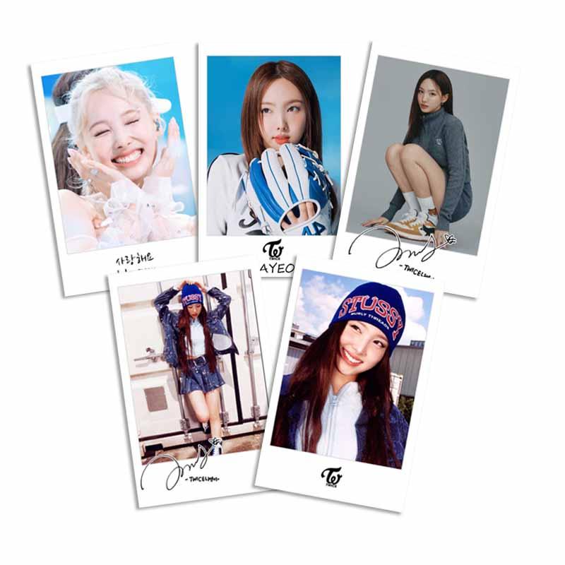 トゥワイス ナヨン TWICE カードサイズ ラミネートトレカ 写真 5枚
