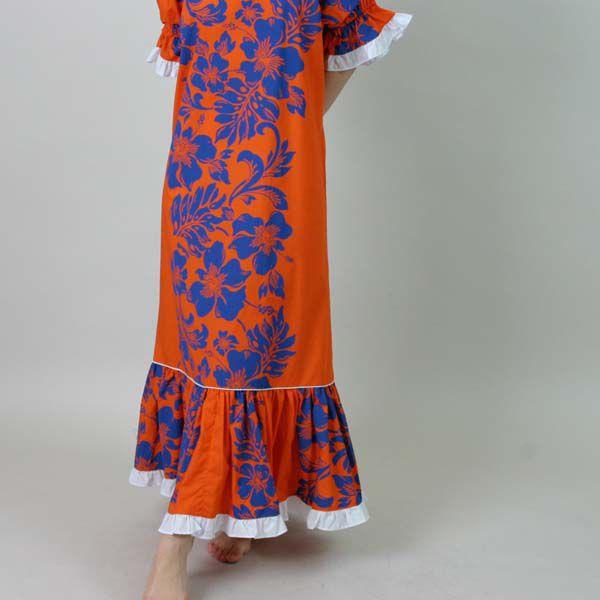 フラダンス衣装 ハワイアン ムームー ワンピース ダンスドレス