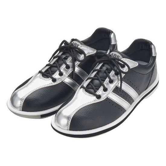 ABS ボウリング シューズ S-380 ブラック・シルバー アメリカン