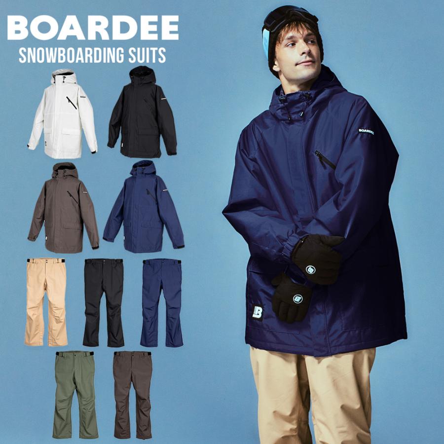 BOARDEE スノボウェア メンズ 上下セット スノーボードウェア BOARDEE