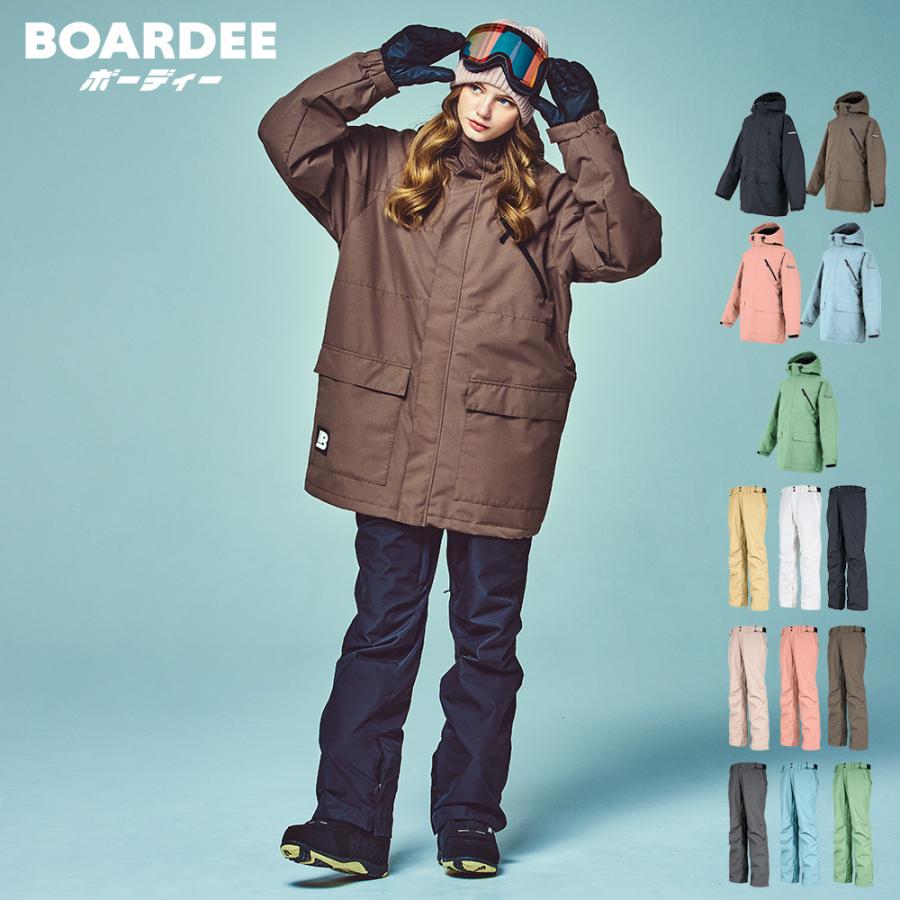 BOARDEE スノボウェア レディース 上下セット スノーボードウェア