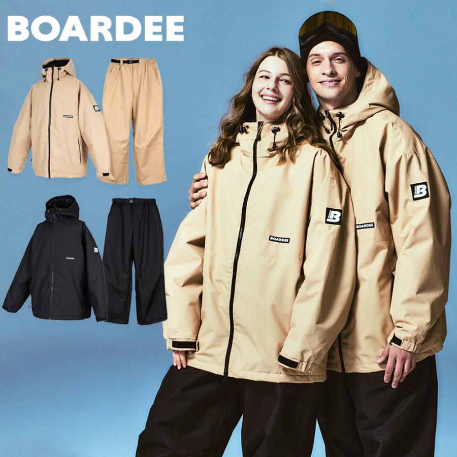 BOARDEE スノボウェア メンズ 上下セット スノーボードウェア BOARDEE