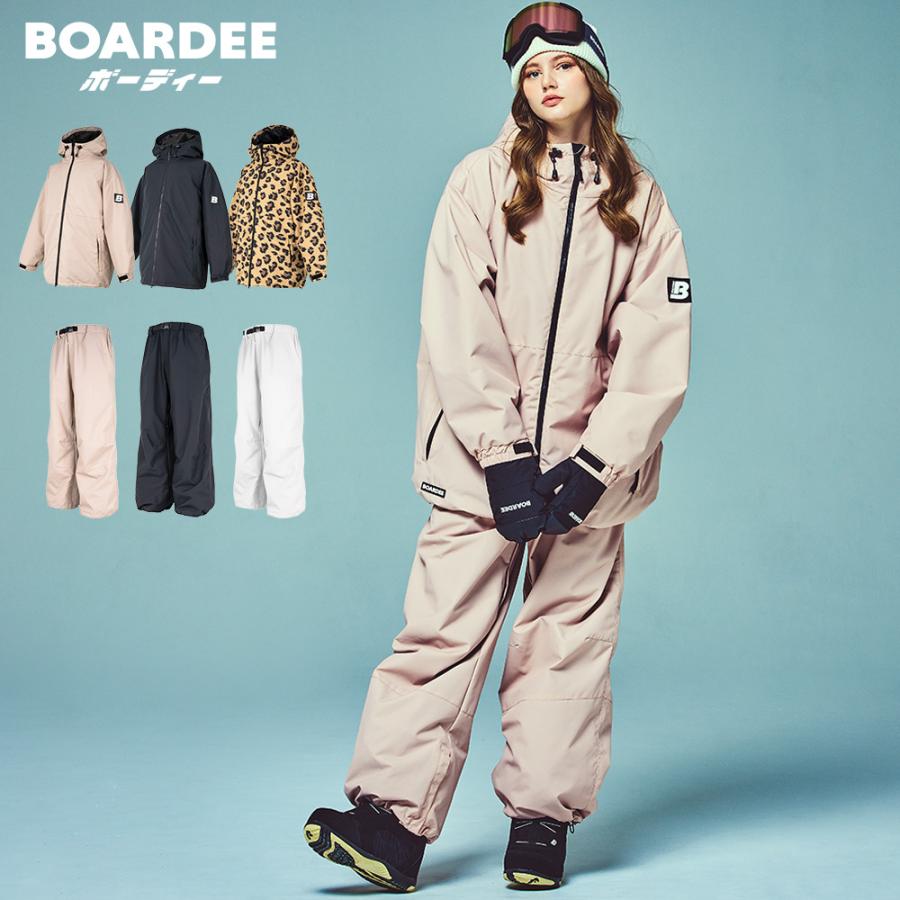 BOARDEE スノボウェア レディース 上下セット スノーボードウェア