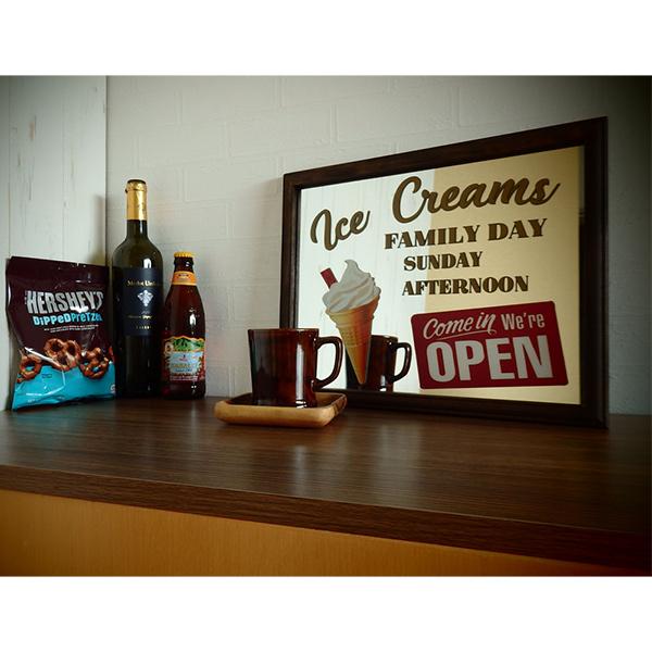 キーストーン【KEYSTONE】パブミラー CAR OF THE TIMES / ICE CREAMS