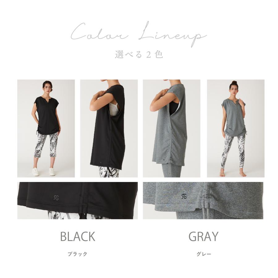 Real Stone（リアルストーン） スリーブレストップ ヨガ ホットヨガ