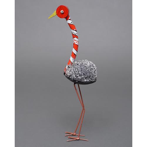 アフリカ マリ リサイクルアート ダチョウ No.8 廃材アート アフリカ
