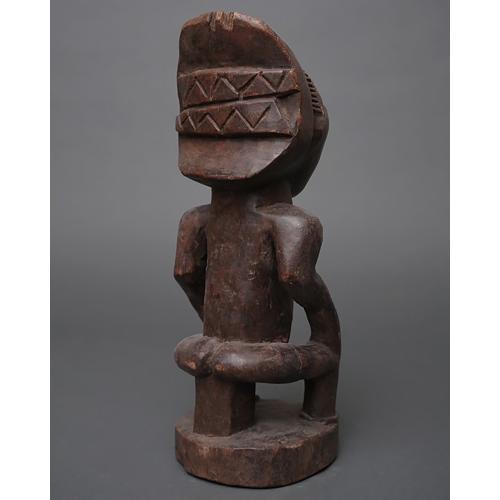 アフリカ コンゴ ルバ族 立像 人形 No,4 プリミティブアート 木彫り