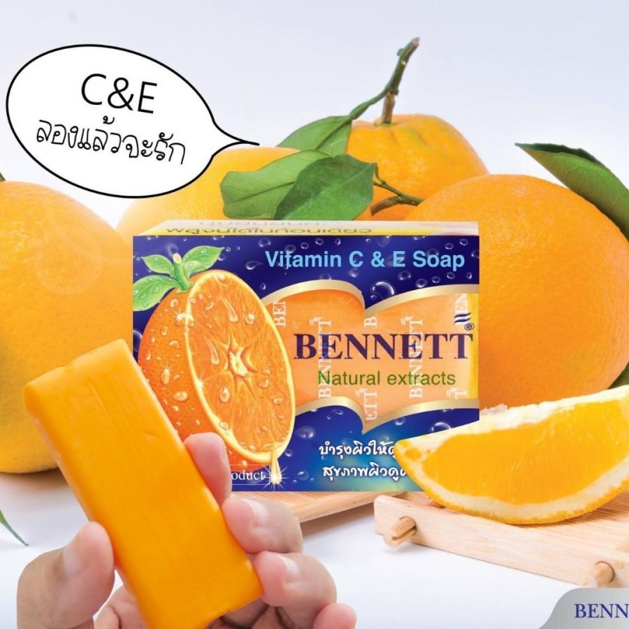 BENNETT（ベネット）ビタミン C&E配合 石鹸 130g アジア 雑貨 タイ